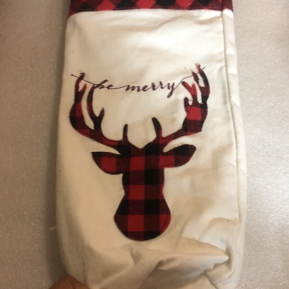 Be merry plaid bottle bag - Picture 9 of 13